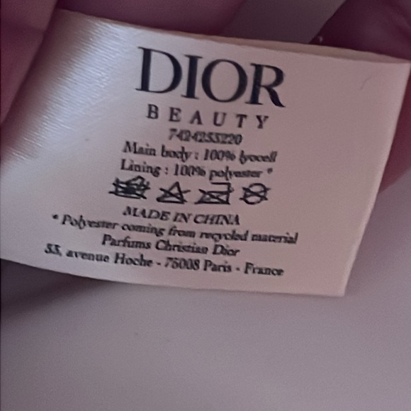 Dior authentic drawstring Bucket Bag bundle 7 items NWOT Pouch CD in front - Picture 12 of 14